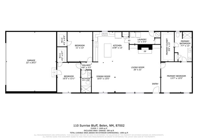 110 Sunrise Bluffs Drive, Belen, NM 87002
