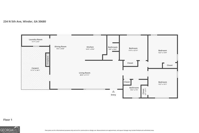 234 N 5th Avenue, Winder, GA 30680