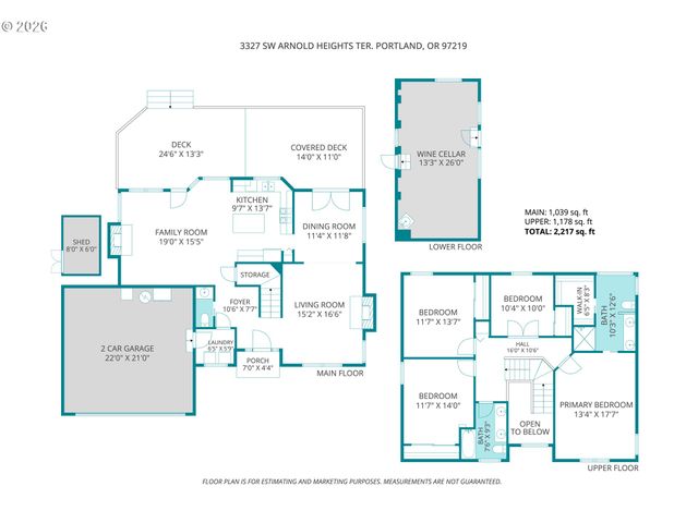 3327 Sw ARNOLD HEIGHTS Ter, Portland, OR 97219