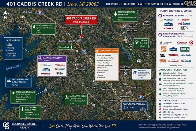 401 Caddis Creek Road, Irmo, SC 29063