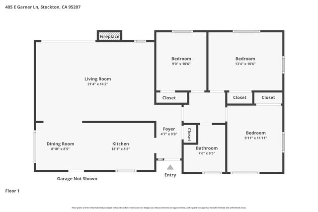 405 Garner Ln, Stockton, CA 95207