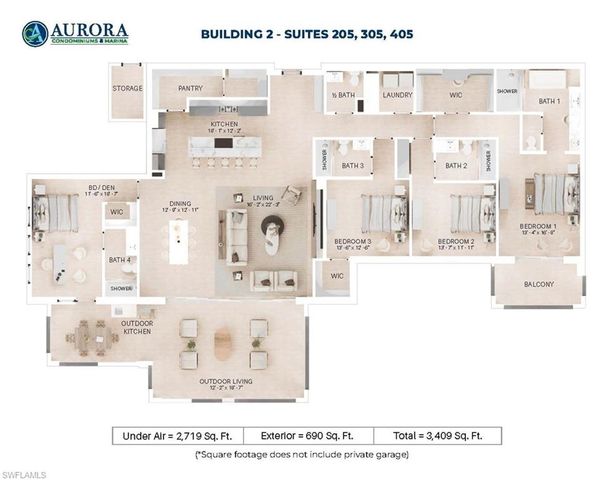 2 Aurora Landing WAY # 405, Bonita Springs, FL 34134