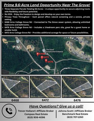 6468 Arno College Grove Rd, College Grove, TN 37046