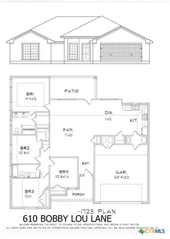 610 Bobby Lou Lane, Copperas Cove, TX 76522