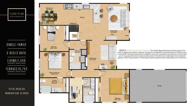 413 Del Medio Avenue, Mountain View, CA 94040