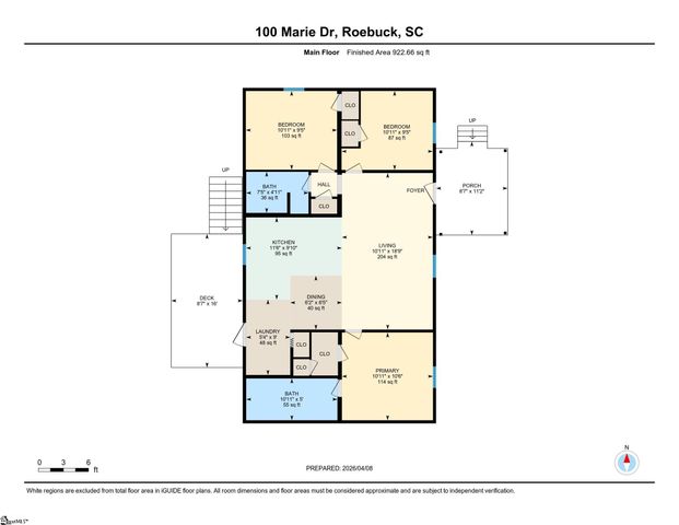 100 Marie Drive, Roebuck, SC 29376