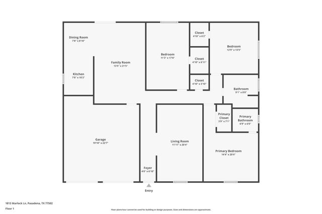 1813 Marlock Lane, Pasadena, TX 77502