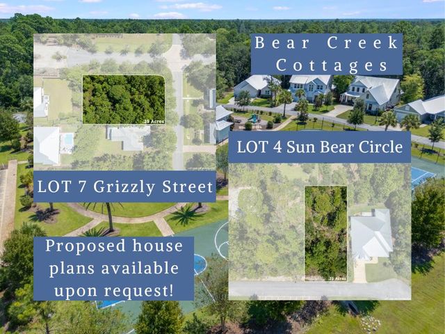 Lot 4 & Lot 7 Bear Creek Cottages, Freeport, FL 32439