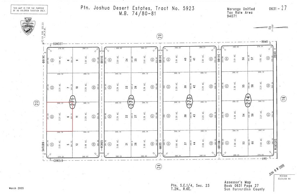 0 Saturn Drive, Joshua Tree, CA 92252