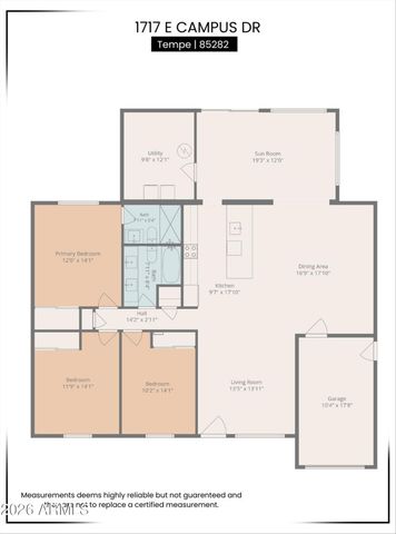 1717 E CAMPUS Drive, Tempe, AZ 85282