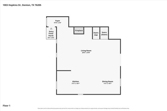 1003 Hopkins Drive, Denton, TX 76205