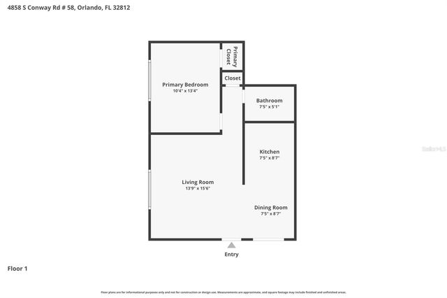 4858 CONWAY ROAD 58, Orlando, FL 32812