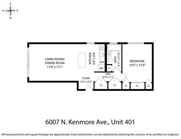 6007 N Kenmore Avenue 401, Chicago, IL 60660