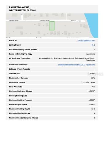 PALMETTO AVENUE NE, Winter Haven, FL 33881
