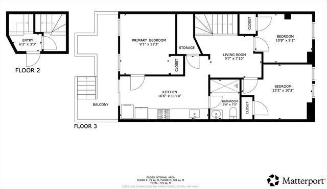 130 W 8th St 3, Boston, MA 02127