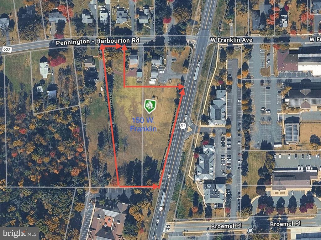 150 WEST FRANKLIN AV W FRANKLIN AVE, PENNINGTON, NJ 08534 — exterior