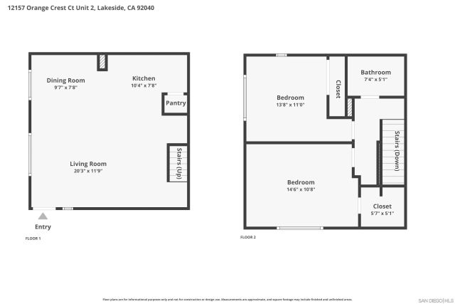 12157 Orange Crest Ct 2, Lakeside, CA 92040