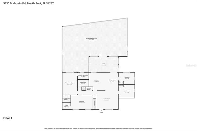 5330 MALAMIN ROAD, North Port, FL 34287