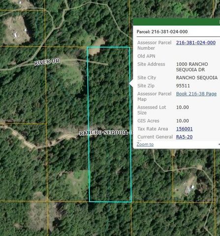 1000 Rancho Sequoia Drive, Alderpoint, CA 95511