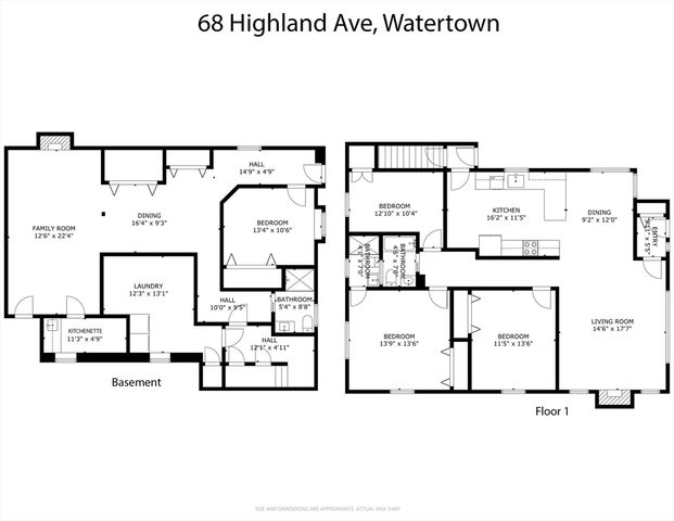 68 Highland Ave, Watertown, MA 02472