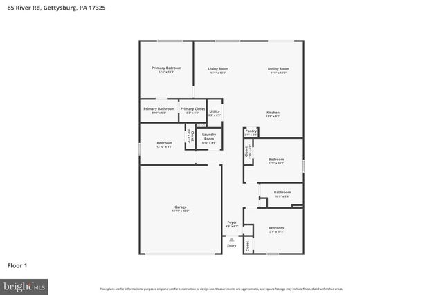 85 RIVER RD, Gettysburg, PA 17325
