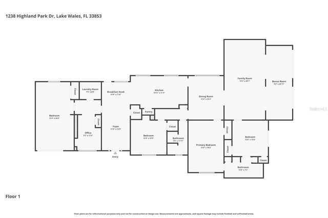 1238 S HIGHLAND PARK DRIVE, Lake Wales, FL 33898
