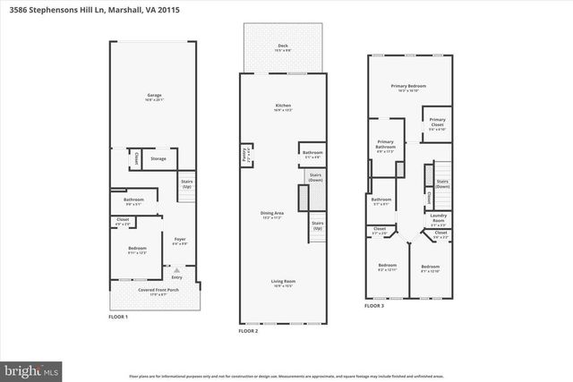 3586 STEPHENSONS HILL LN, Marshall, VA 20115