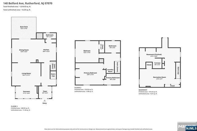 140 Belford Avenue, Rutherford, NJ 07070