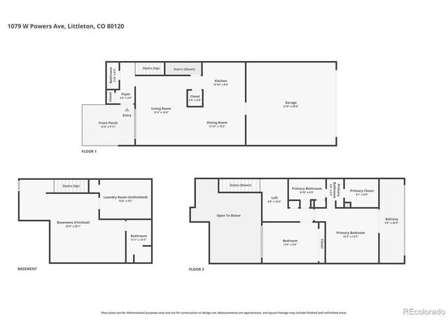 1079 W Powers Ave, Littleton, CO 80120