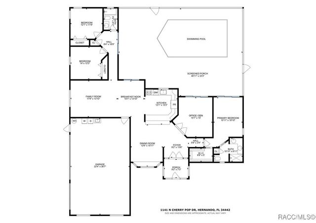 1141 N Cherry Pop Drive, Hernando, FL 34442