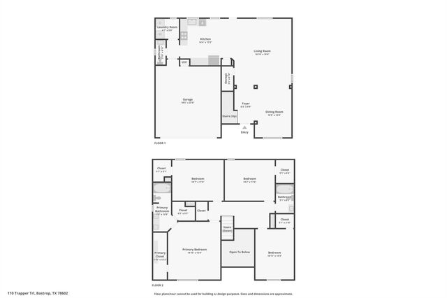 110 Trapper TRL, Bastrop, TX 78602