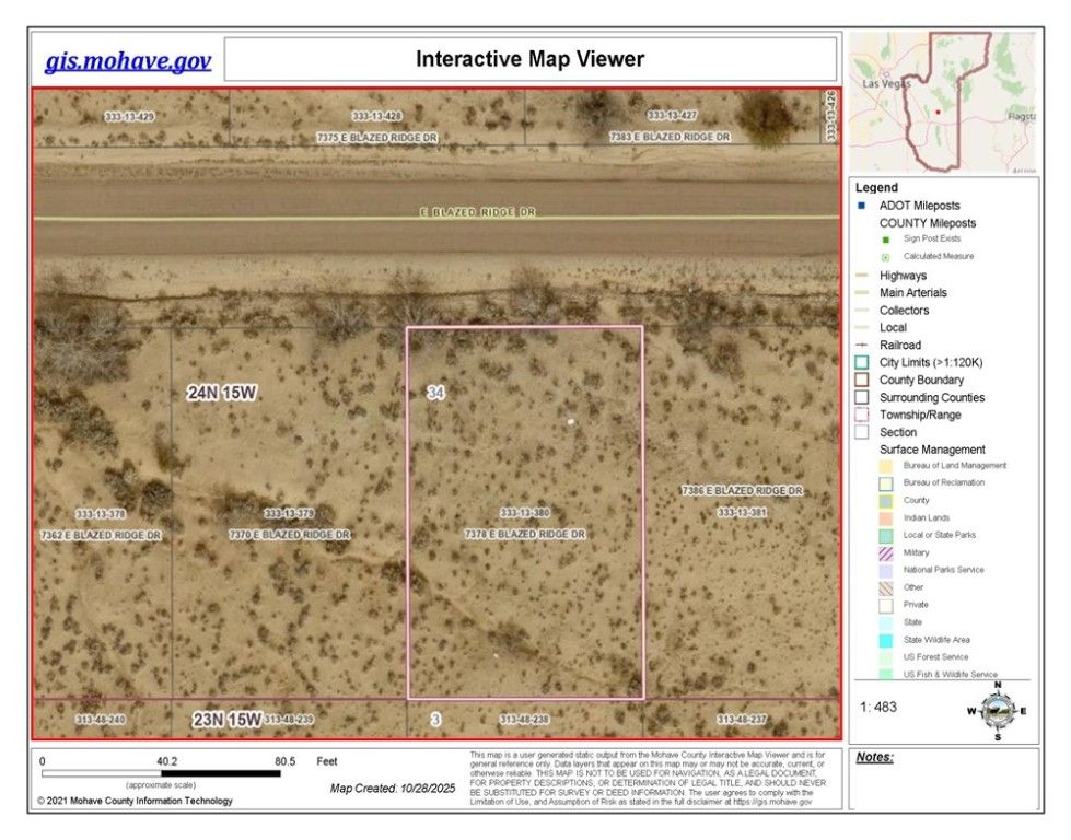 7378 E Blazed Ridge Drive, Kingman, AZ 86401