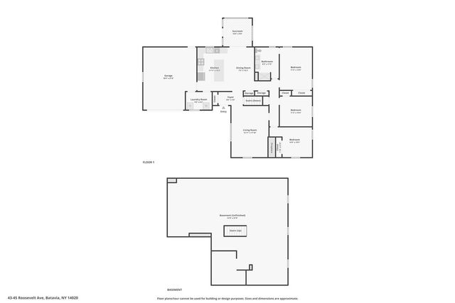 43-45 Roosevelt Avenue, Batavia City, NY 14020