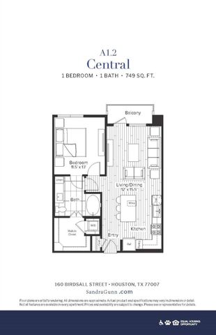 160 Birdsall Street 1403, Houston, TX 77007