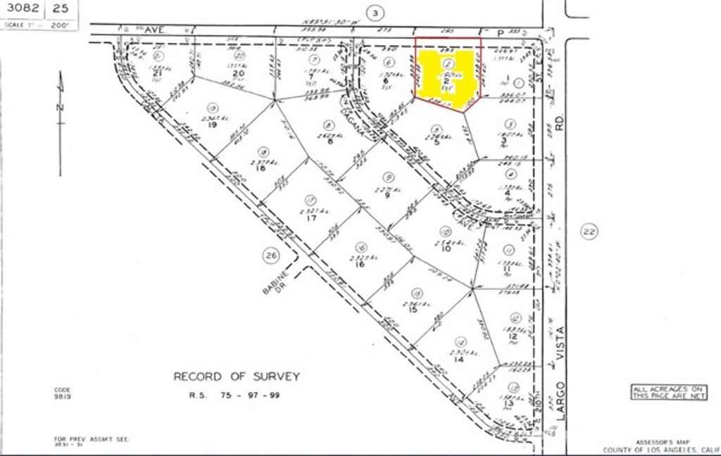 0 AVE P VIC 210E LARGO VIS, Palmdale, CA 93591