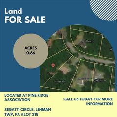 Segatti Circle Lot 218, Pike County, PA 18324