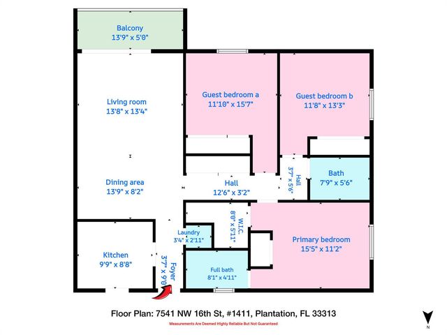 7541 NW 16th Street 1411, Plantation, FL 33313