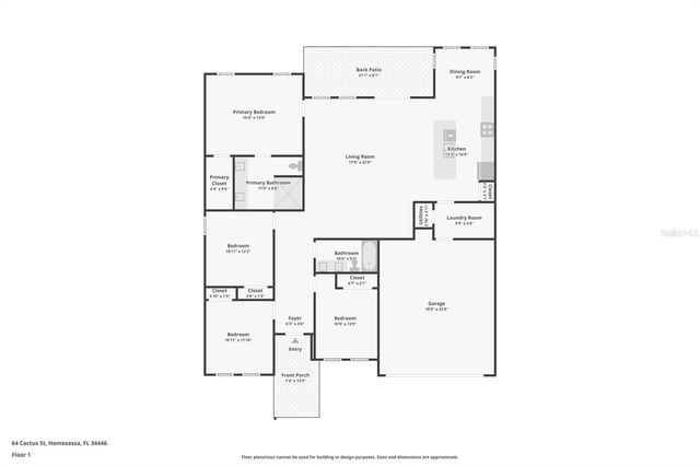 64 CACTUS STREET, Homosassa, FL 34446