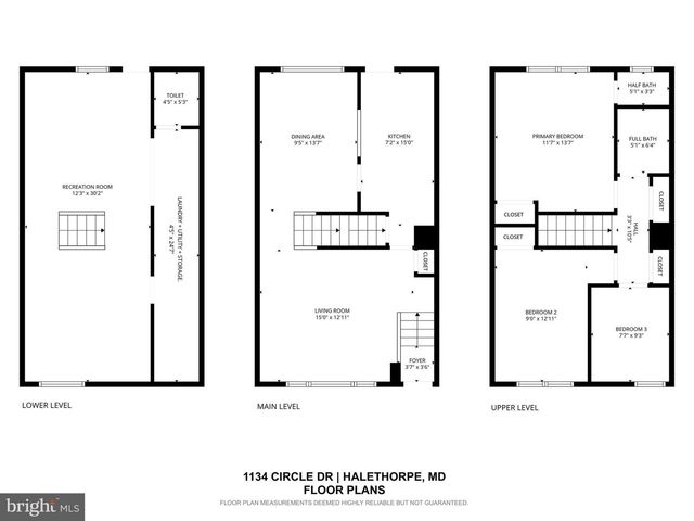 1134 CIRCLE DR, Halethorpe, MD 21227