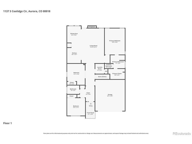 1137 S Coolidge Cir, Aurora, CO 80018