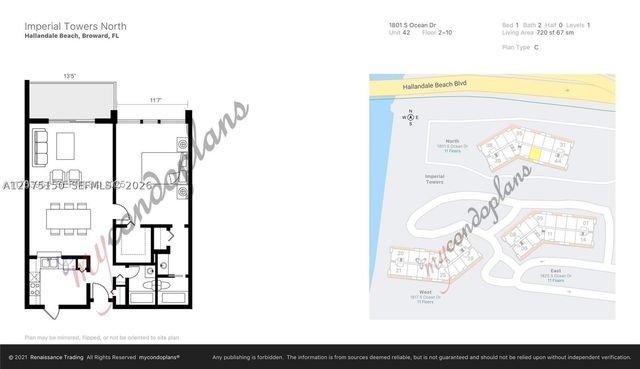 1801 S Ocean Dr 640, Hallandale Beach, FL 33009