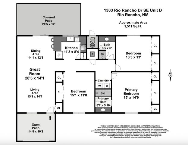 1303 Rio Rancho Drive SE D, Rio Rancho, NM 87124
