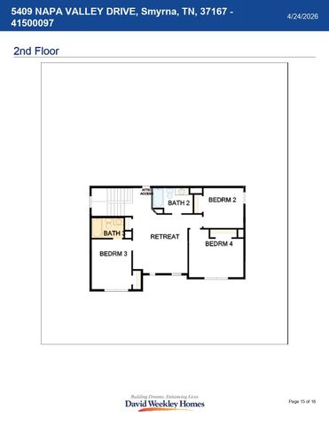 5409 Napa Valley Drive, Smyrna, TN 37167