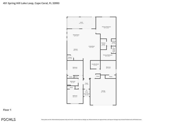 451 Spring Hill Lake LOOP, Cape Coral, FL 33993