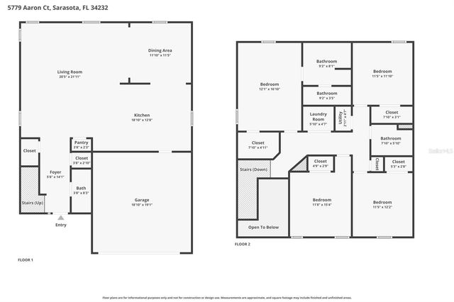 5779 AARON COURT, Sarasota, FL 34232
