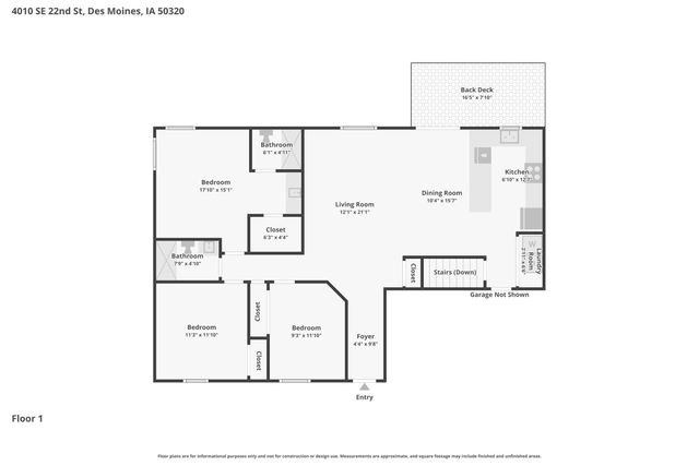 4010 SE 22nd Street, Des Moines, IA 50320