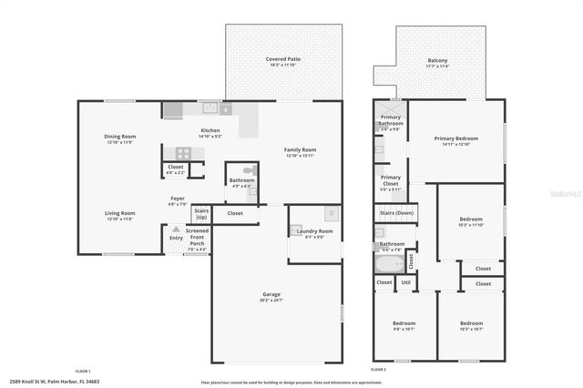 2589 KNOLL STREET W, Palm Harbor, FL 34683