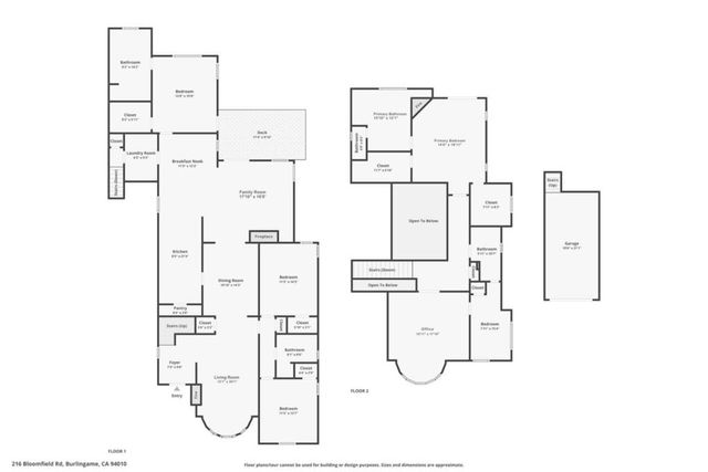 216 Bloomfield Road, Burlingame, CA 94010