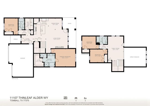 11107 Thinleaf Alder Way, Tomball, TX 77375