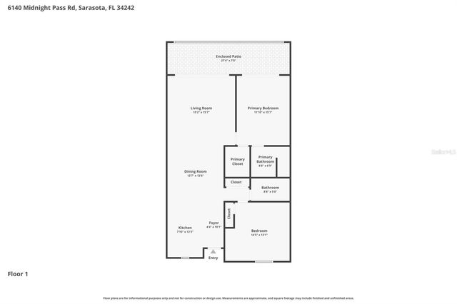 6140 MIDNIGHT PASS ROAD 606, Sarasota, FL 34242